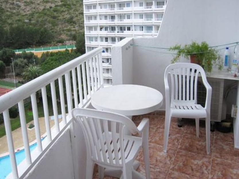 Bonito estudio en alquiler vacacional, terraza con vistas panorámicas (Puerto Alcudia)