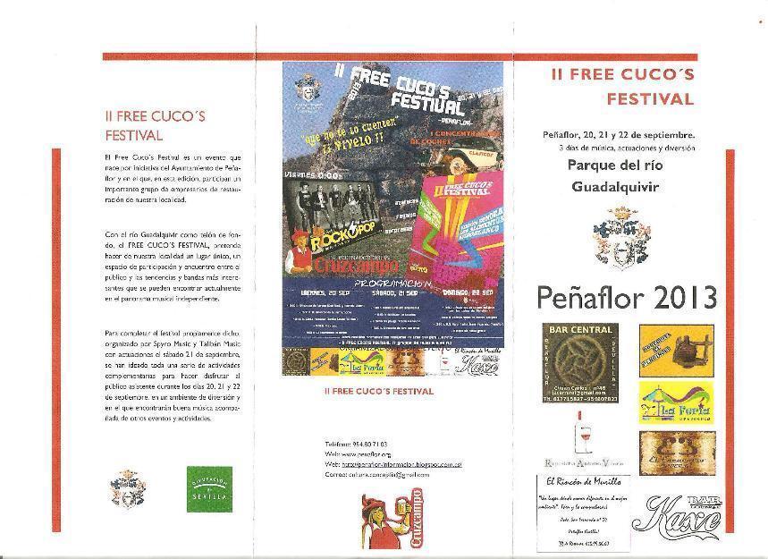2º free cuco´s festival en peñaflor