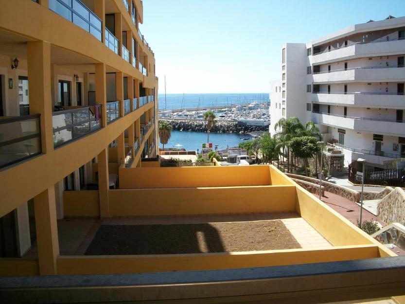 Piso nuevo con terraza y vistas al mar, en golf del sur, piscina 1 dormitorio san miguel d
