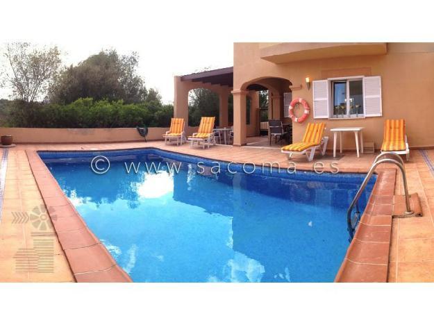 Mallorca, cala mendia, chalet adosado con piscina privada