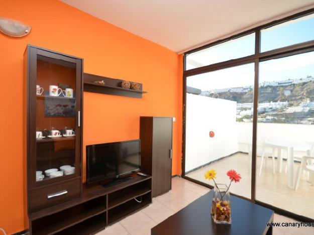 Apartamento en alquiler, de un dormitorio, en el mismo centro de Puerto Rico, Gran Canaria, Islas Canarias